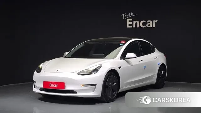 Tesla Model 3 2021 Белый из Кореи