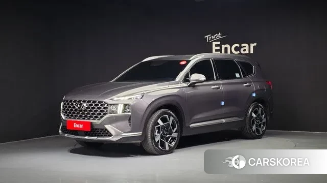 Hyundai The New Santa Fe 2023 Серый из Кореи