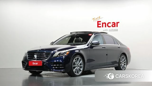 Mercedes-Benz S-Class W222 2018 Синий из Кореи