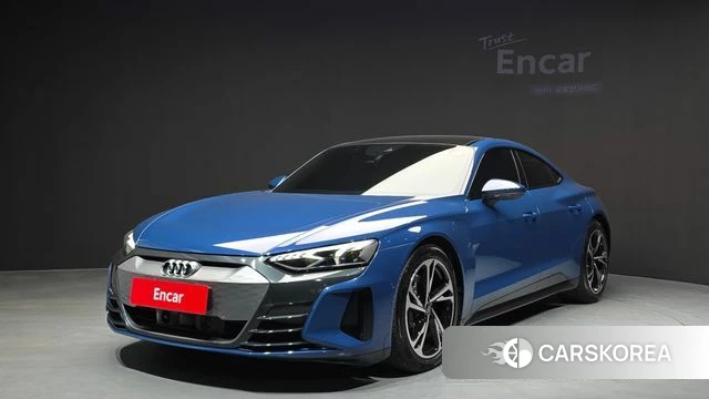 Audi e-Tron GT 2021 Синий из Кореи