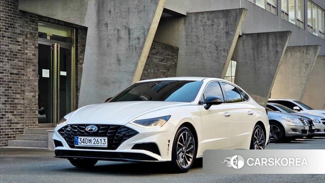 Hyundai Sonata (DN8) 2021 Белый из Кореи