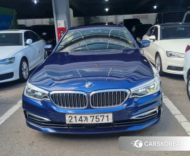 BMW 5 Series (G30) 2018 Синий из Кореи