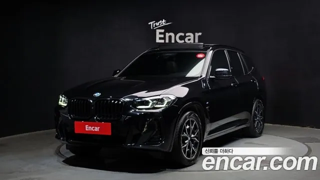 BMW X3 (G01) 2023 Черный из Кореи