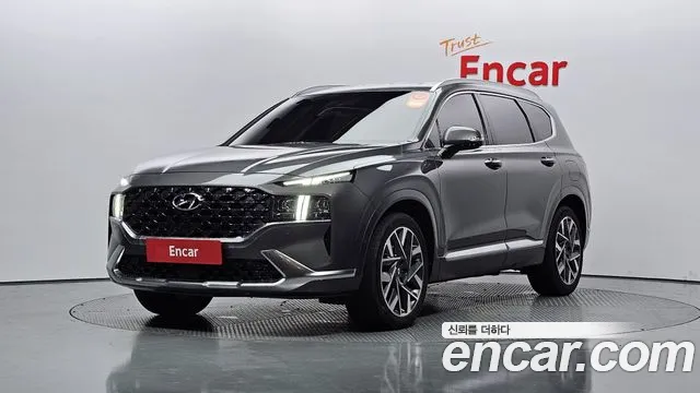 Hyundai The New Santa Fe 2021 Серый из Кореи