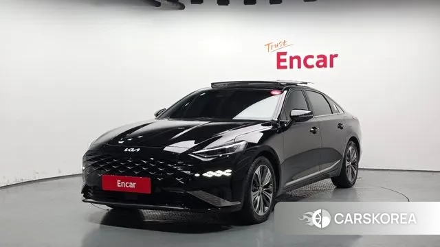 Kia K8 Hybrid 2022 Черный из Кореи