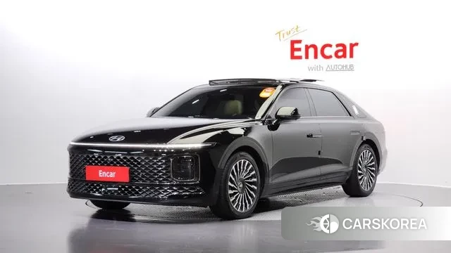 Hyundai Grandeur (GN7) 2023 Черный из Кореи