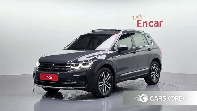 Volkswagen Tiguan second Generation 2022 Серый из Кореи