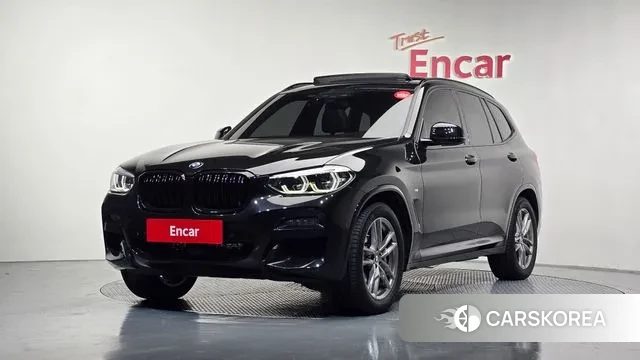 BMW X3 (G01) 2021 Черный из Кореи