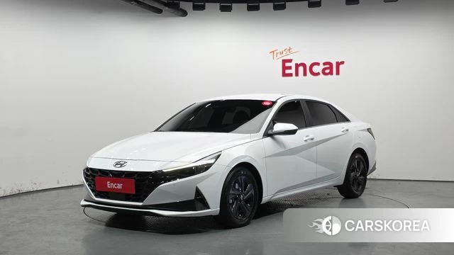 Hyundai Avante (CN7) 2021 Белый из Кореи