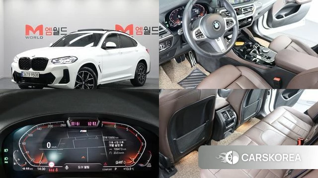 BMW X4 (G02) 2023 Белый из Кореи
