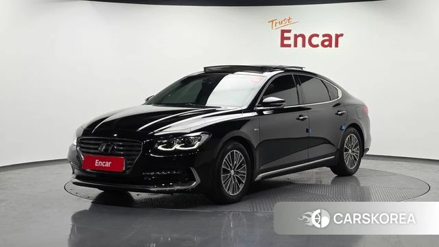 Hyundai Grandeur IG Hybrid 2019 Черный из Кореи