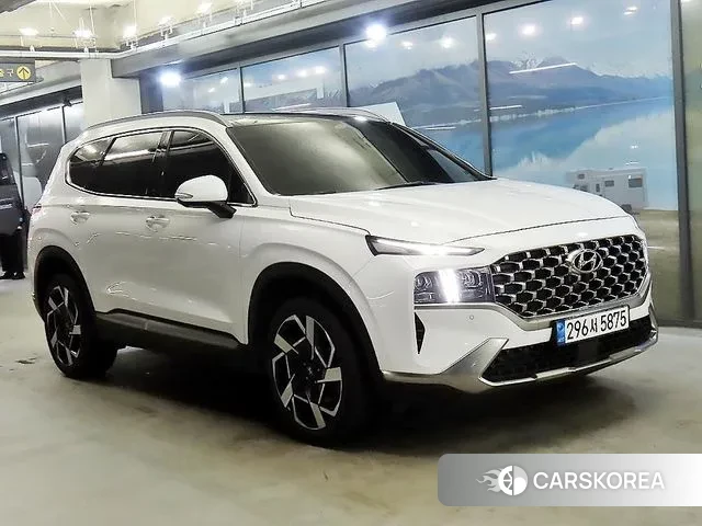 Hyundai The New Santa Fe 2022 Белый из Кореи