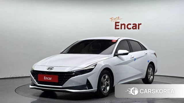 Hyundai Avante (CN7) 2022 Белый из Кореи