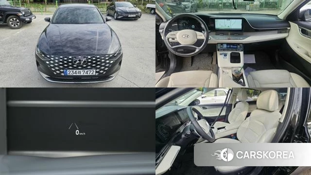 Hyundai The New Grandeur IG Hybrid 2022 Черный из Кореи