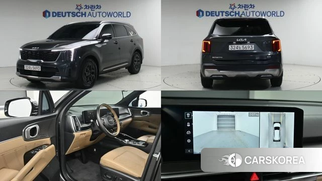 Kia The New Sorento 4th Generation 2024 Серый из Кореи