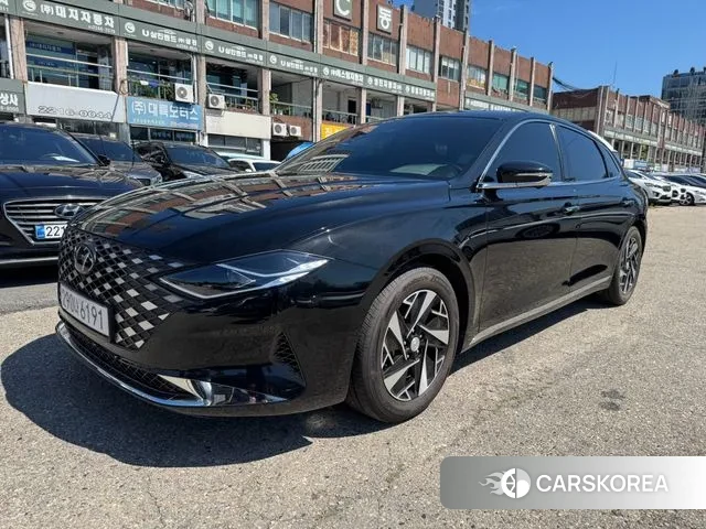 Hyundai The New Grandeur IG Hybrid 2020 Черный из Кореи