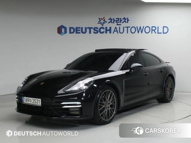 Porsche Panamera (971) 2022 Черный из Кореи