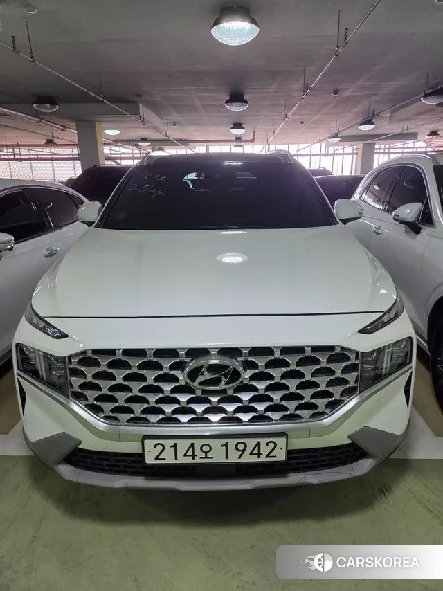 Hyundai The New Santa Fe 2021 Белый из Кореи