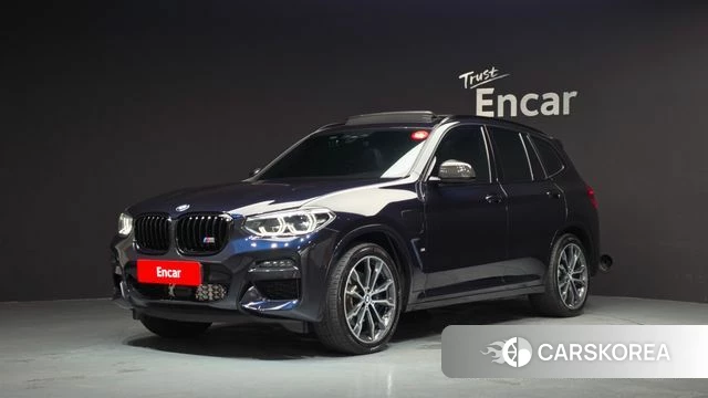 BMW X3 (G01) 2021 Черный из Кореи