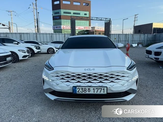 Kia K8 Hybrid 2021 Белый из Кореи
