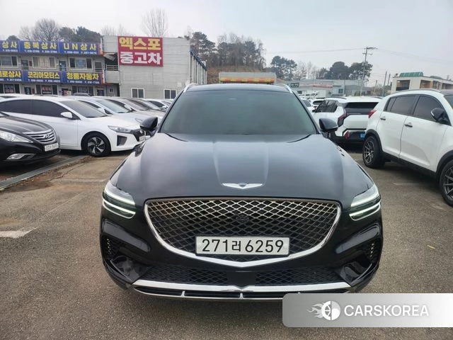 Genesis GV70 2021 Черный из Кореи