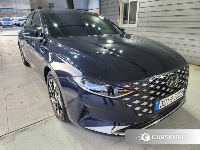 Hyundai The New Grandeur IG Hybrid 2021 Синий из Кореи