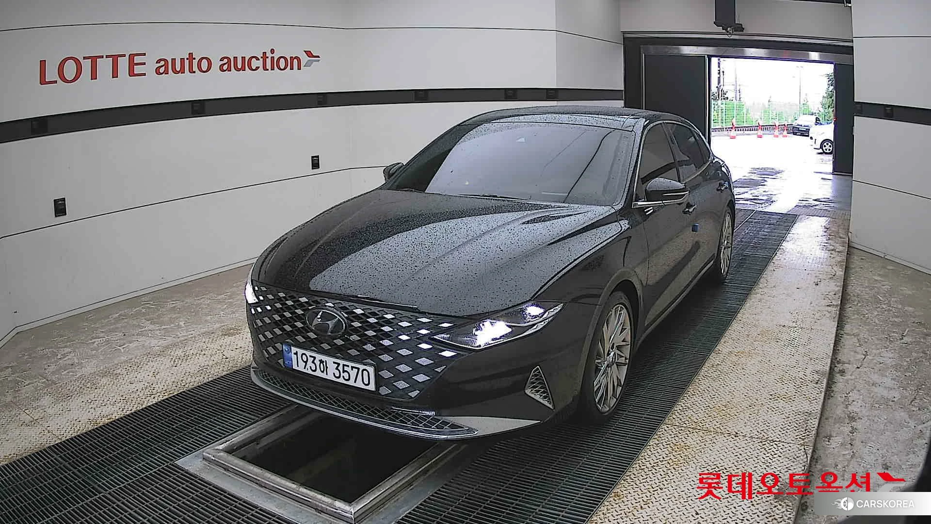 Hyundai Grandeur 2022 Midnight Black Pearl из Кореи
