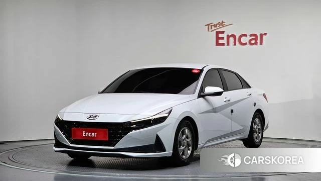 Hyundai Avante (CN7) 2021 Белый из Кореи