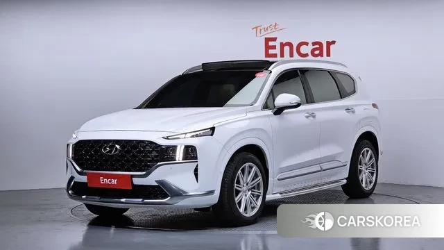 Hyundai The New Santa Fe 2021 Белый из Кореи
