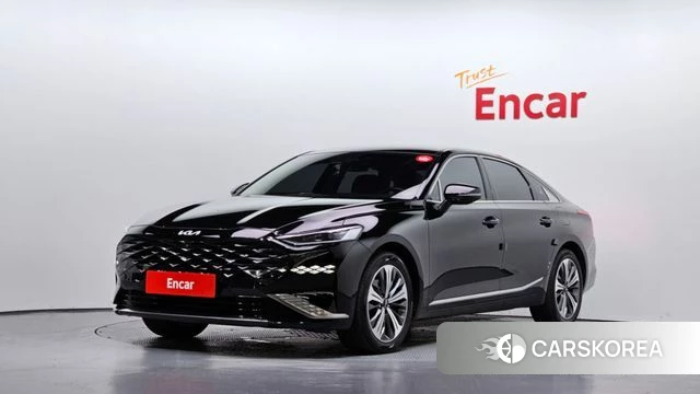 Kia K8 Hybrid 2021 Черный из Кореи