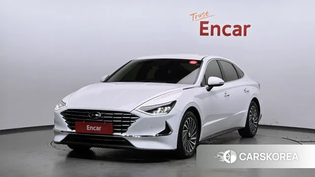 Hyundai Sonata Hybrid (DN8) 2021 Белый из Кореи