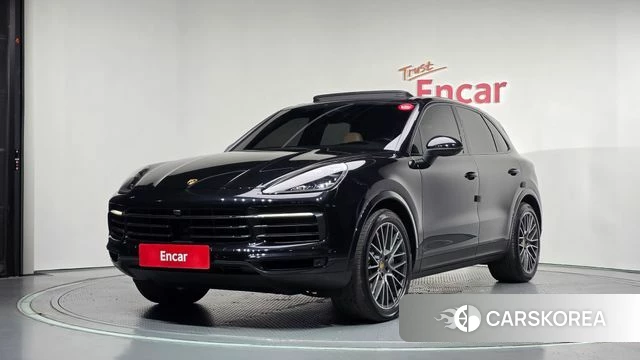 Porsche Cayenne (PO536) 2020 Черный из Кореи