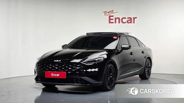 Kia K8 Hybrid 2021 Черный из Кореи