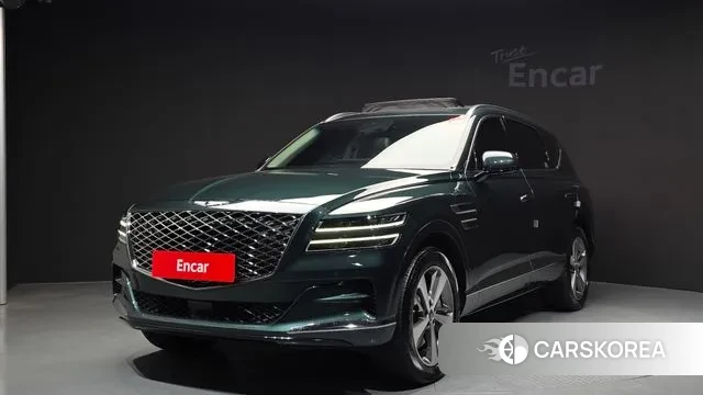 Genesis GV80 2021 Темно-зеленый из Кореи