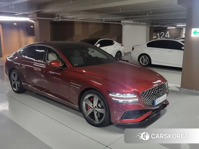 Genesis G80 (RG3) 2023 Оранжевый из Кореи