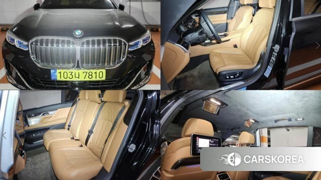 BMW 7 Series (G11) 2022 Черный из Кореи