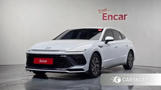 Hyundai Sonata D Edge Hybrid (DN8) 2023 Белый из Кореи