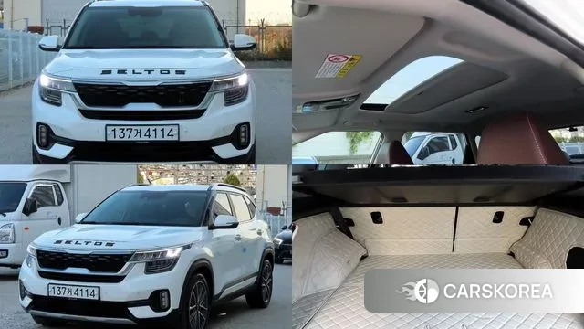 Kia Seltos 2020 Белый из Кореи