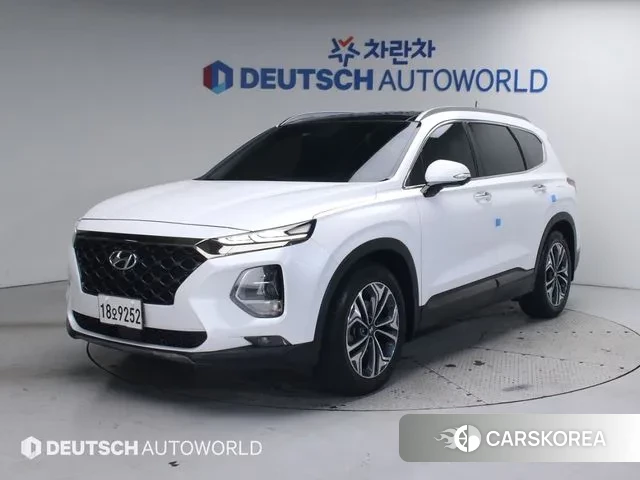 Hyundai Santa Fe TM 2020 Белый из Кореи