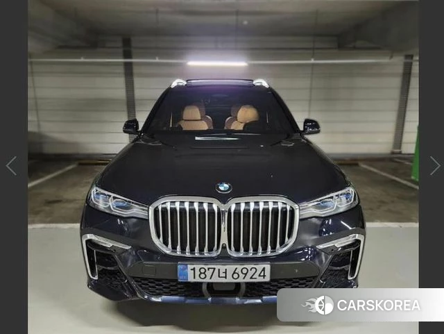 BMW X7 (G07) 2022 Черный из Кореи