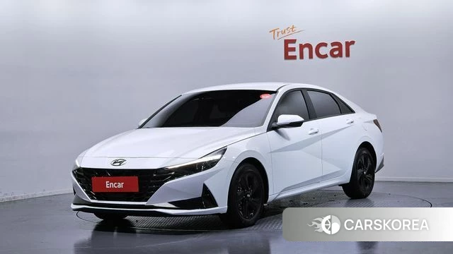 Hyundai Avante (CN7) 2023 Белый из Кореи