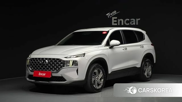 Hyundai The New Santa Fe 2021 Серебристо-серый из Кореи