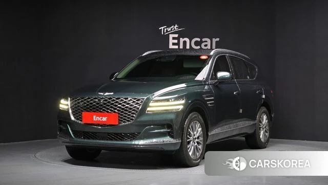 Genesis GV80 2021 Темно-зеленый из Кореи