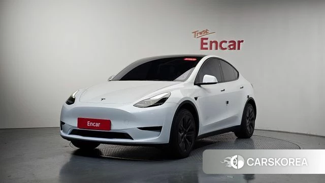 Tesla Model Y 2025 Белый из Кореи