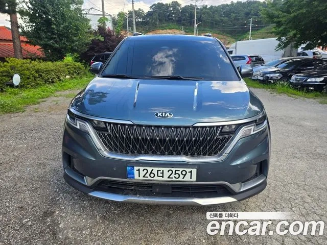 Kia Carnival 4th generation 2020 Небесно-голубой из Кореи