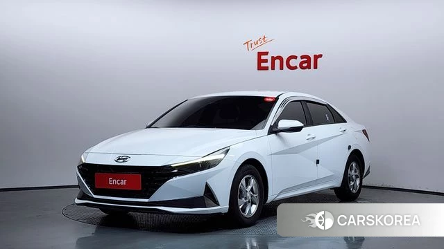 Hyundai Avante (CN7) 2022 Белый из Кореи