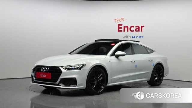 Audi A7 (4K) 2022 Белый из Кореи