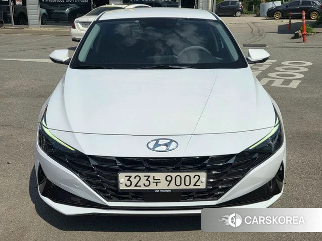 Hyundai Avante (CN7) 2020 Белый из Кореи