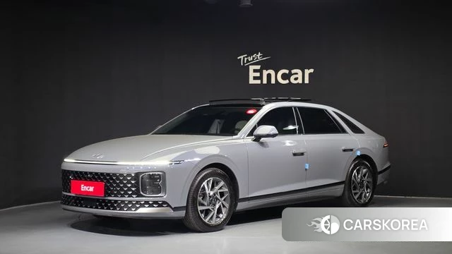 Hyundai Grandeur Hybrid (GN7) 2024 Светло-серебряный цвет из Кореи