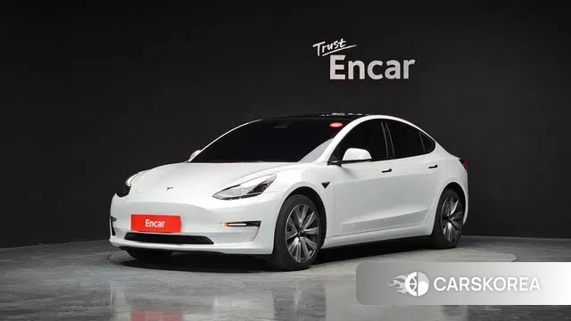 Tesla Model 3 2022 Белый из Кореи